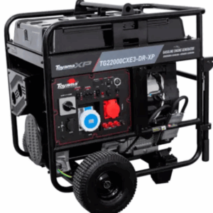 Gerador TOYAMA Gasolina TG22000CXE3-DR-XP, TRI 380V, MONO 220V, 60HZ, 18KW NOM, 22 KVA POT. MAX., Part. Elétrica