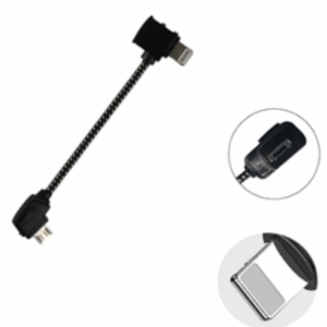 Cabo Conector de Controle Entrada Micro Saída iPhone